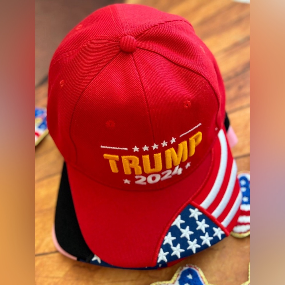 Trump 2024 Tucker Red Hat Cap NEW